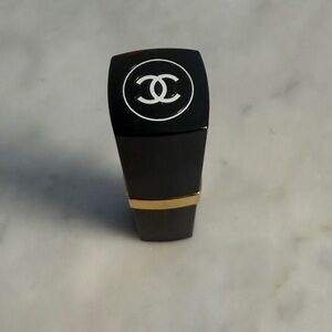 CHANEL Pink Lipstick with Black Gold case